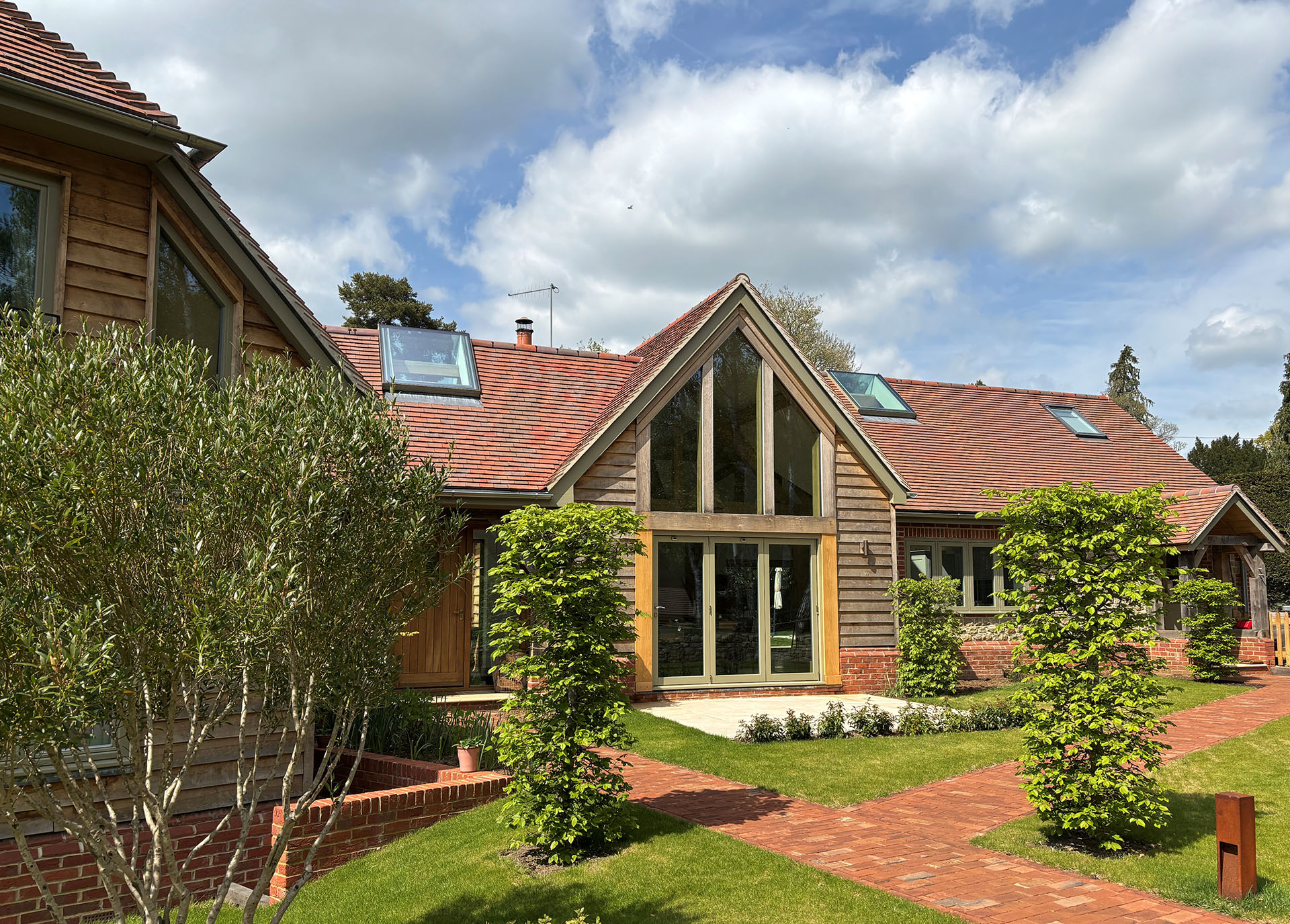 Classic handmade tiles a mixed blend of bronze and purple brown